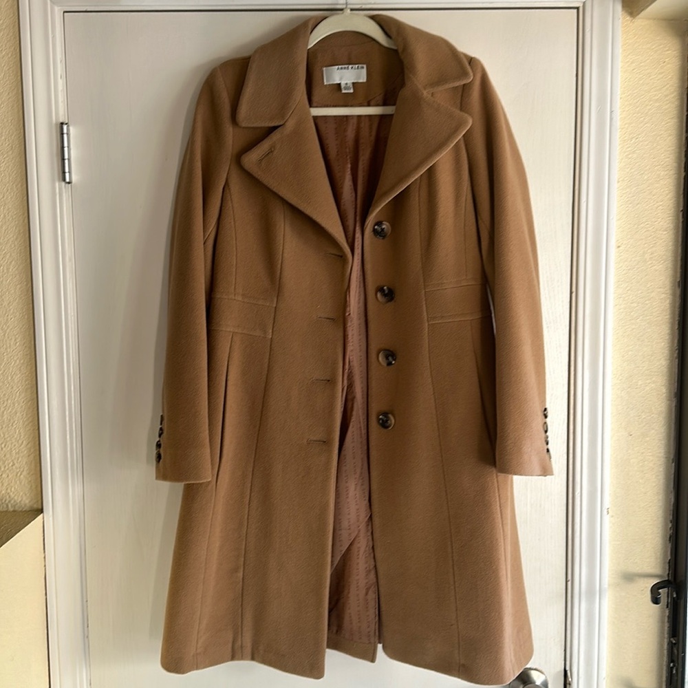 Anne Klein wool and cashmere coat